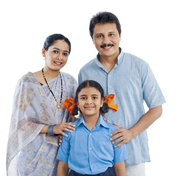 Portrait of a happy family — Stock Photo, Image