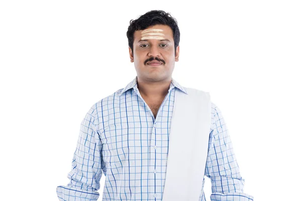Portrait of a South Indian man — Stock Photo, Image