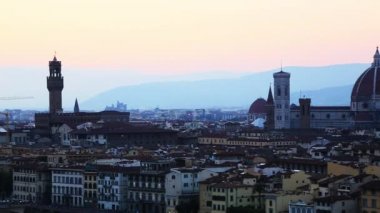 Floransa şehir panoramik çekim