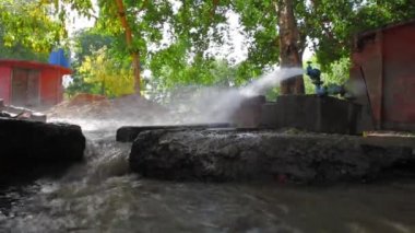 Sulama için su çalışan