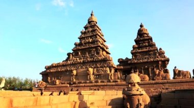 Mahabalipuram tapınakta Shore