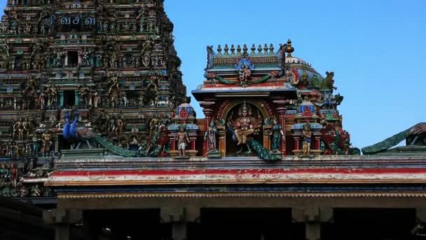 Kapaleeshwarar tempel in Mylapore — Stockvideo