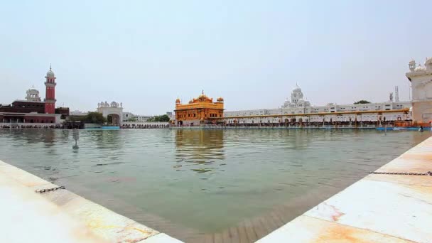 Templo Dourado gurdwara — Vídeo de Stock