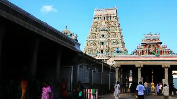 Kapaleeshwarar tempel in Mylapore — Stockvideo