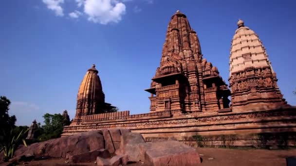 Tempio di Khajuraho a Khajuraho — Video Stock