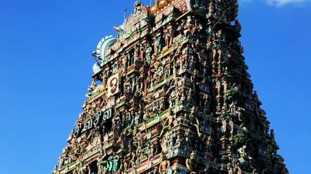 Kapaleeshwarar tempel in Mylapore — Stockvideo