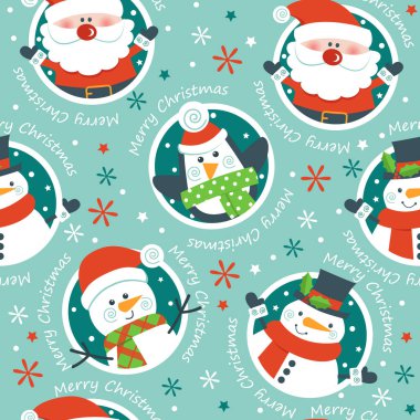 Penguen, Noel Baba ve Kardan Adam 'la kusursuz bir şablon.