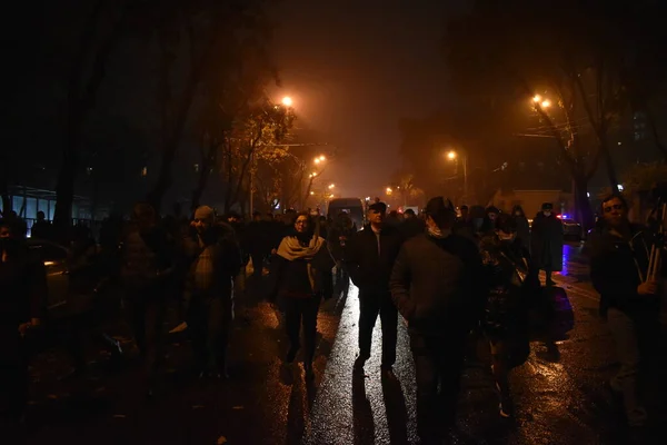 Governo Protestos Pashinyan Erevan Após Guerra Agressão Por Terroristas Azerbaijani — Fotografia de Stock