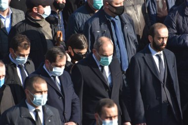 Ermenistan başbakanı Nikol Paşinyan önderliğindeki Yas Yürüyüşü, 19 Aralık 2020 'de vatanları Artsakh Cumhuriyeti' ni Azero-Türkçe terörizmden korumaya çalışırken ölenleri anmak için düzenlendi.