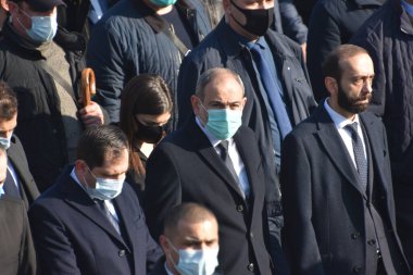 Ermenistan başbakanı Nikol Paşinyan önderliğindeki Yas Yürüyüşü, 19 Aralık 2020 'de vatanları Artsakh Cumhuriyeti' ni Azero-Türkçe terörizmden korumaya çalışırken ölenleri anmak için düzenlendi.