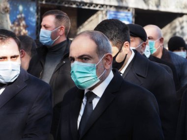 Ermenistan başbakanı Nikol Paşinyan önderliğindeki Yas Yürüyüşü, 19 Aralık 2020 'de vatanları Artsakh Cumhuriyeti' ni Azero-Türkçe terörizmden korumaya çalışırken ölenleri anmak için düzenlendi.