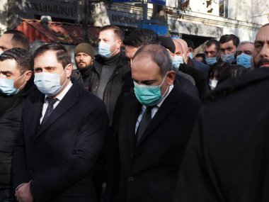 Ermenistan başbakanı Nikol Paşinyan önderliğindeki Yas Yürüyüşü, 19 Aralık 2020 'de vatanları Artsakh Cumhuriyeti' ni Azero-Türkçe terörizmden korumaya çalışırken ölenleri anmak için düzenlendi.