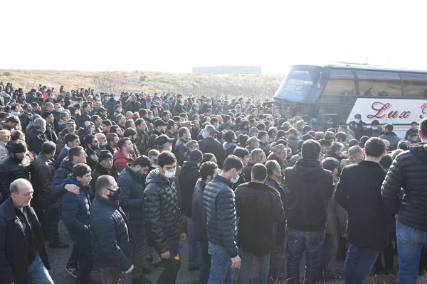 Ermenistan başbakanı Nikol Paşinyan önderliğindeki Yas Yürüyüşü, 19 Aralık 2020 'de vatanları Artsakh Cumhuriyeti' ni Azero-Türkçe terörizmden korumaya çalışırken ölenleri anmak için düzenlendi.