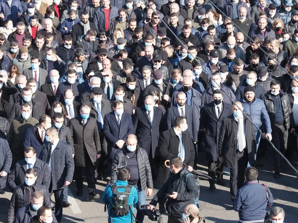 March Mourning Led Prime Minister Armenia Nikol Pashinyan Commemorate Those — Stock Photo, Image
