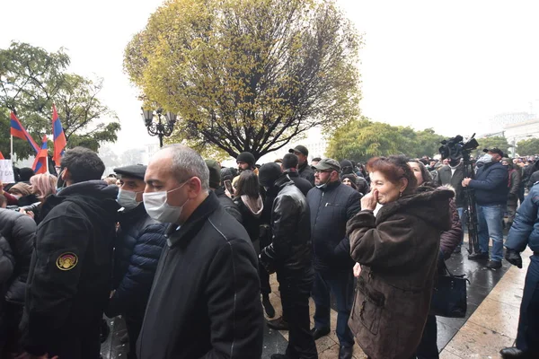 2020 아르트 공화국의 주민들에 대항하는 투르크쉬아 바자니 테러리스트에 예레반 Yerevan — 스톡 사진
