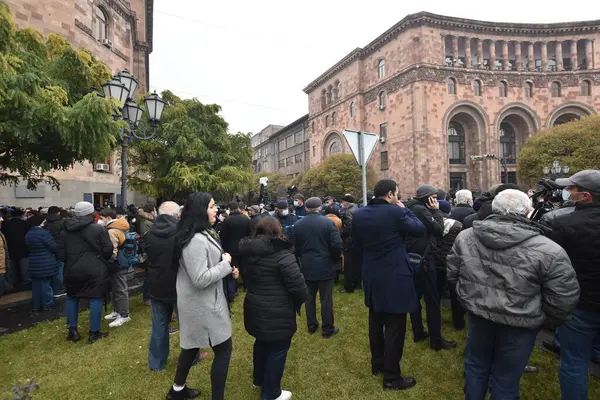 Türk Azerbaijani Teröristlerinin Aralık 2020 Artsakh Cumhuriyeti Nin Barışçıl Sakinlerine — Stok fotoğraf