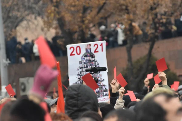 2013 Government Pashinyan Protests Yerevan War Turkish Azerbayjani Terrorist Peaceful — 스톡 사진