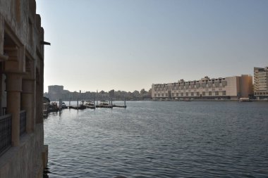 Eski Dubai, Dubai, Birleşik Arap Emirlikleri 'nin tarihi Arap binaları.