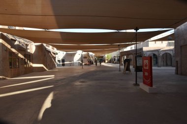Eski Dubai, Dubai, Birleşik Arap Emirlikleri 'nin tarihi Arap binaları.
