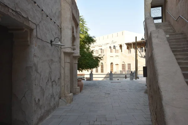 Historické Arabské Budovy Starého Dubaje Dubaje Spojených Arabských Emirátů — Stock fotografie