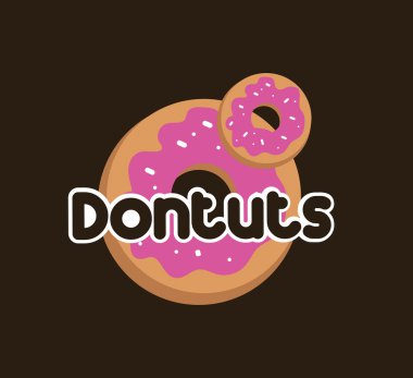 tatlı çörek renkli etiket