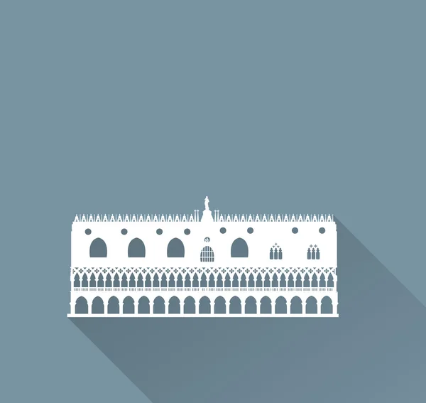 Doges Palace in Venice — Stock Vector