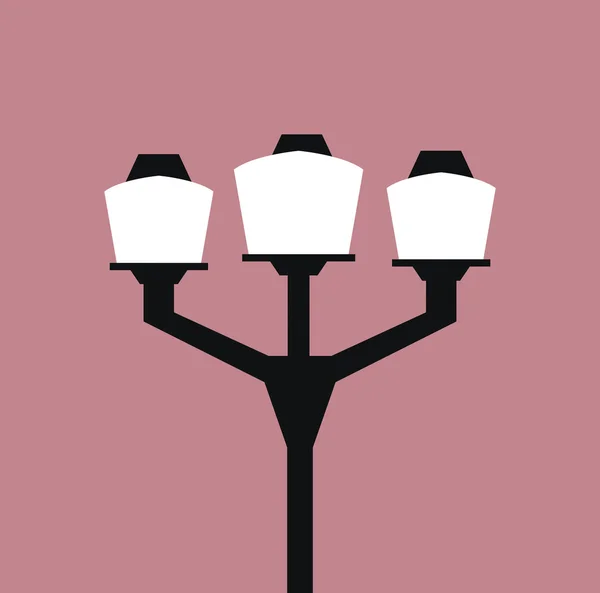 Lampă pictograme interioare — Vector de stoc