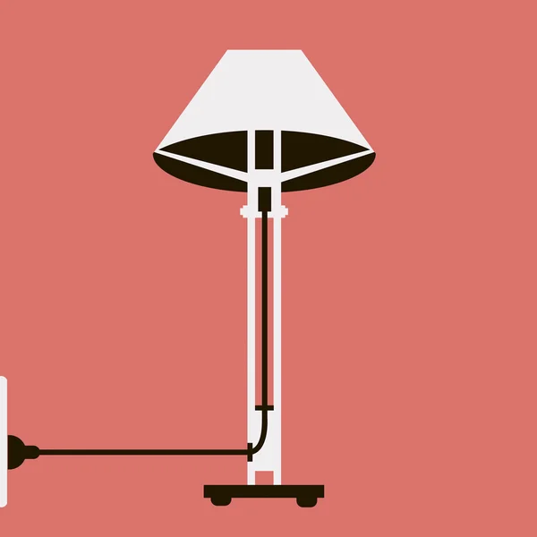 Icône intérieure de lampe — Image vectorielle