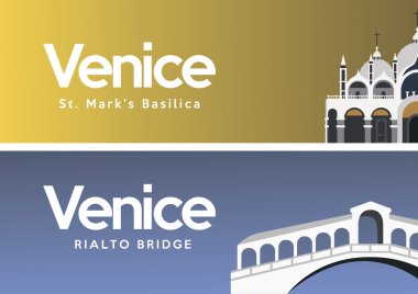 Afiş Venedik yerler ile