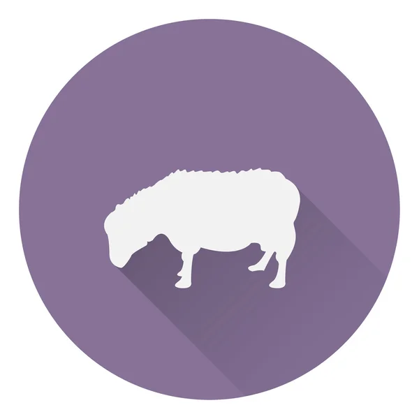 Boerderij schapen pictogram — Stockvector