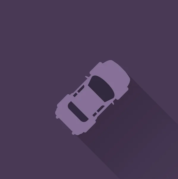 Icono de coche colorido — Vector de stock