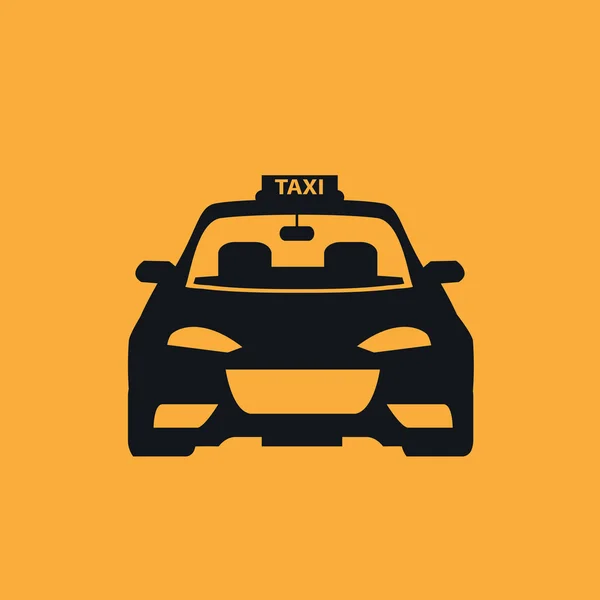 Taksi Araç Simgesi — Stok Vektör