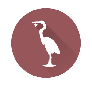 soyut siluet simge bir kuş