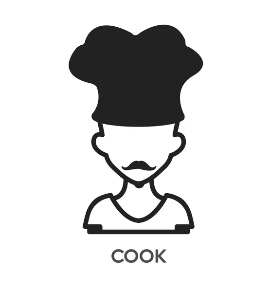 Cook man icon — Stock Vector