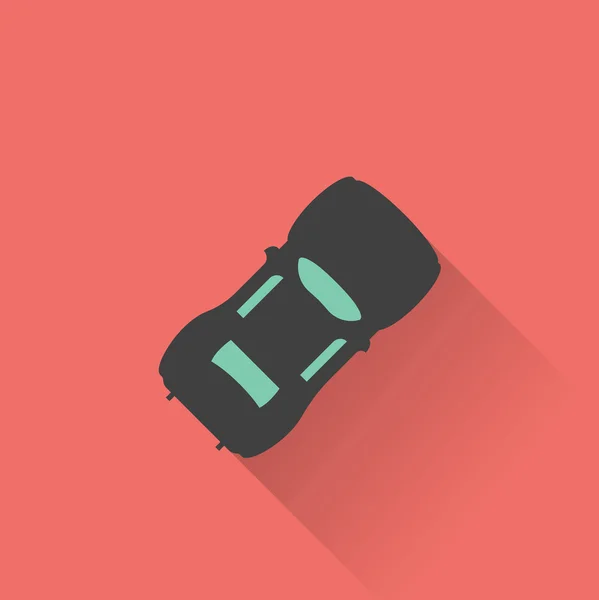 Ikona barevné auto — Stockový vektor