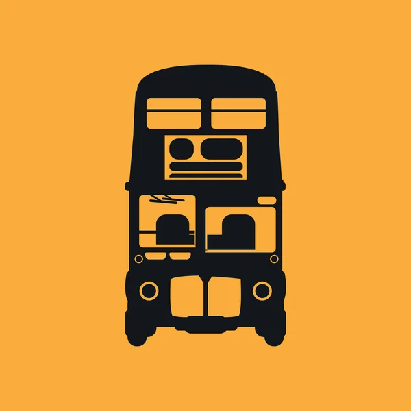 Bus Londres à deux étages — Image vectorielle