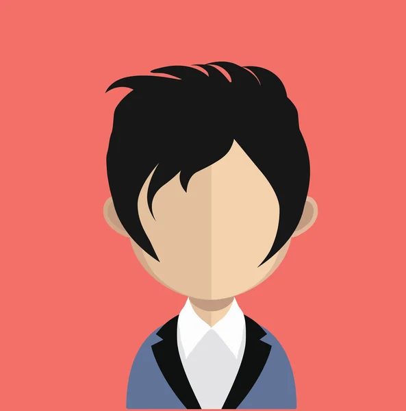 Hombre avatar carácter — Vector de stock