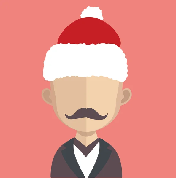 Santa claus avatar personnage — Image vectorielle