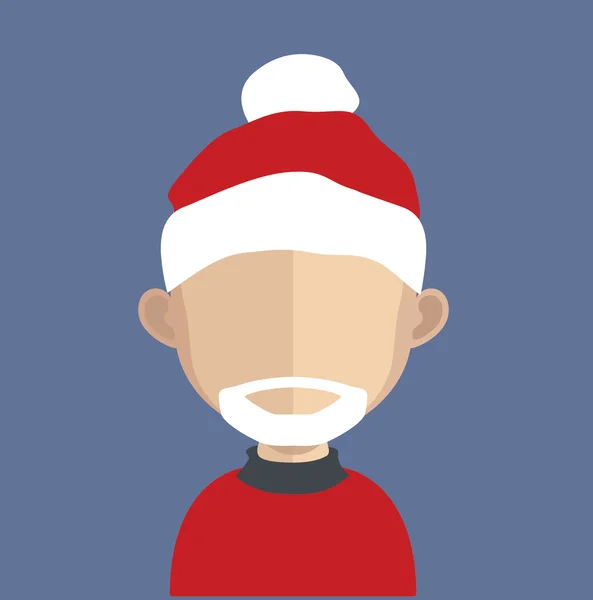 Santa claus avatar karakter — Stockvector