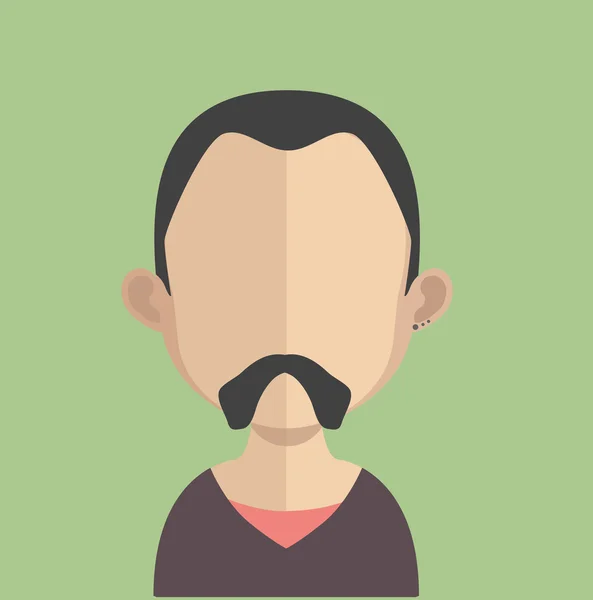 Hombre avatar carácter — Vector de stock