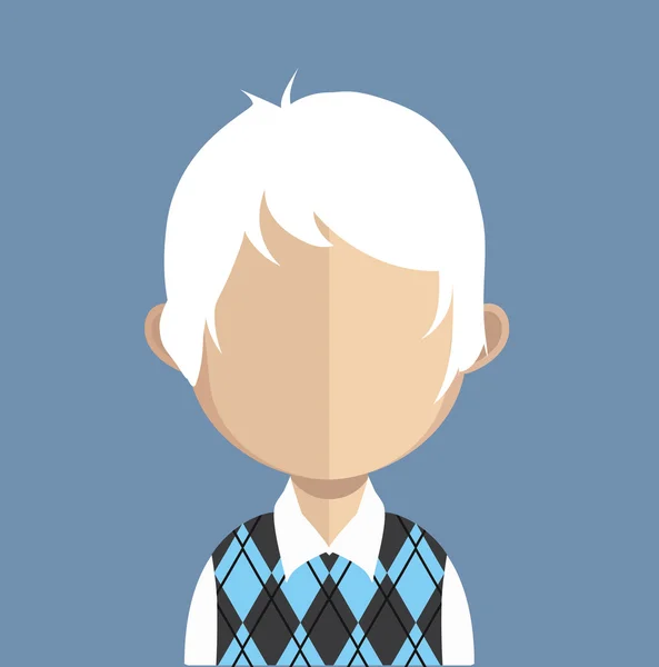 Hombre avatar carácter — Vector de stock