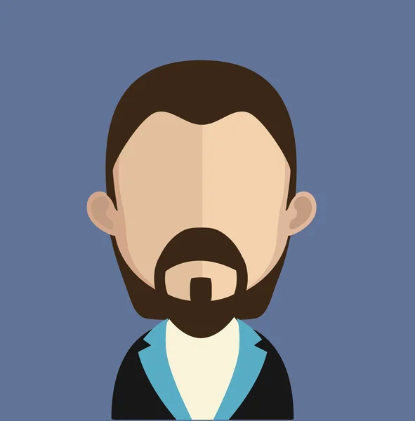 Hombre avatar carácter — Vector de stock