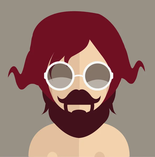 Hombre avatar carácter — Vector de stock