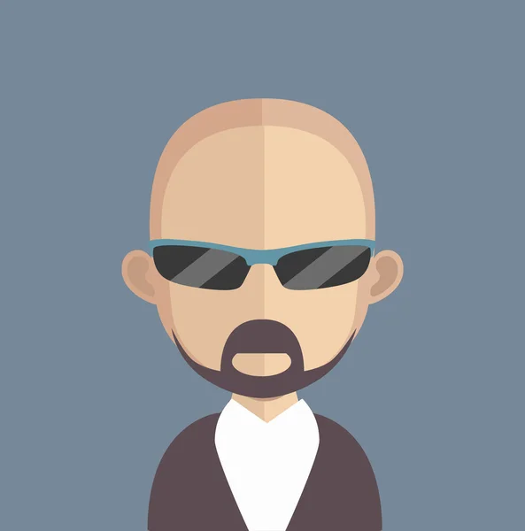 Hombre avatar carácter — Vector de stock