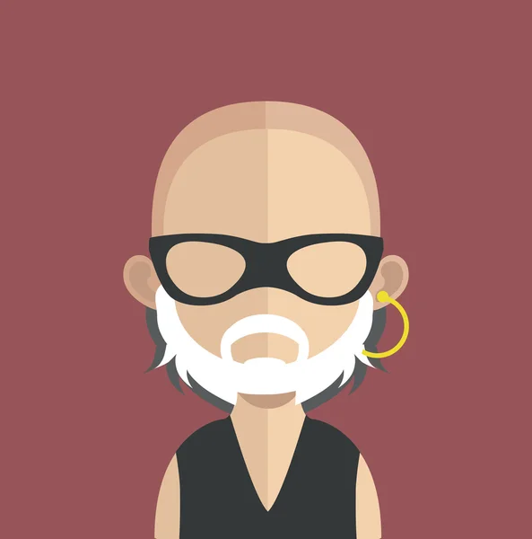 Hombre avatar carácter — Vector de stock