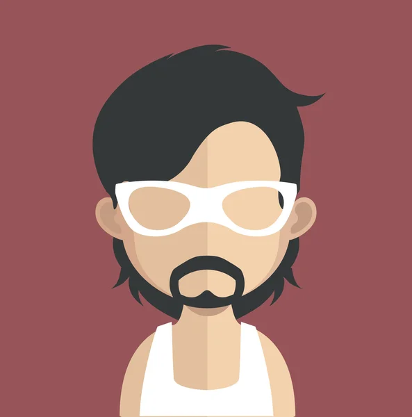 Hombre avatar carácter — Vector de stock