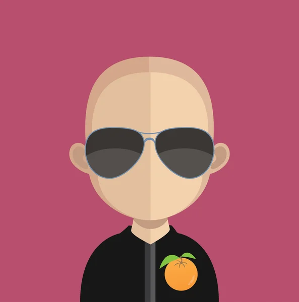 Hombre avatar carácter — Vector de stock