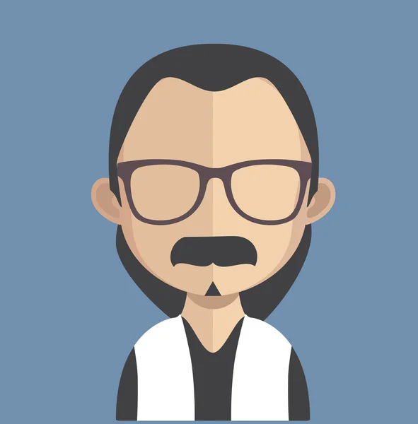 Hombre avatar carácter — Vector de stock