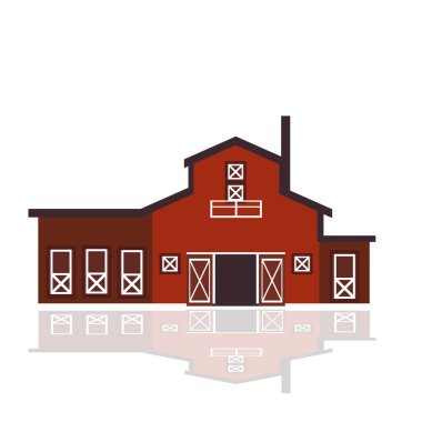 Hayvanlar için bina çiftlik evi 