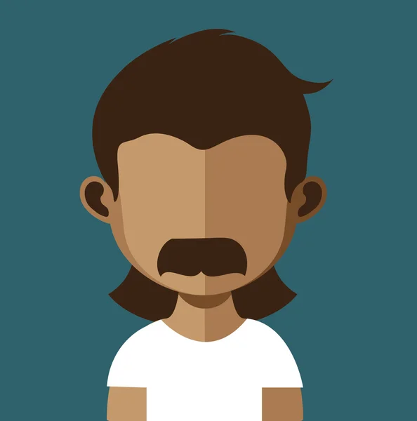 Man avatar character — Stock Vector